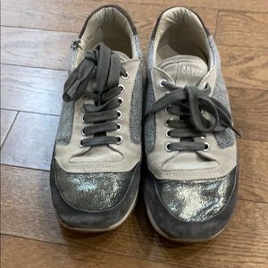 Brunello Cuccinelli Metallic Stardust Sneakers